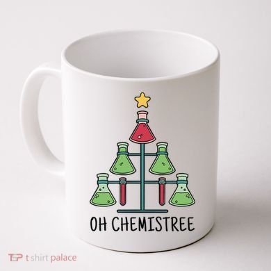 Oh Chemistree Chemistry Christmas Gift Coffee Mug