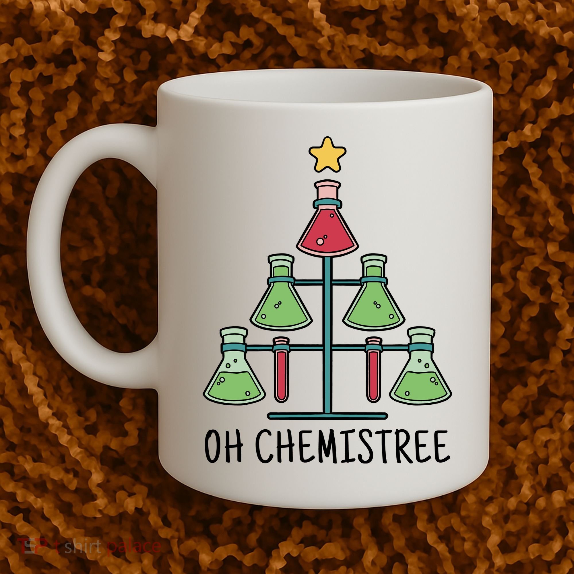 Oh Chemistree Chemistry Christmas Gift Coffee Mug