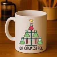 Oh Chemistree Chemistry Christmas Gift Coffee Mug thumb 4