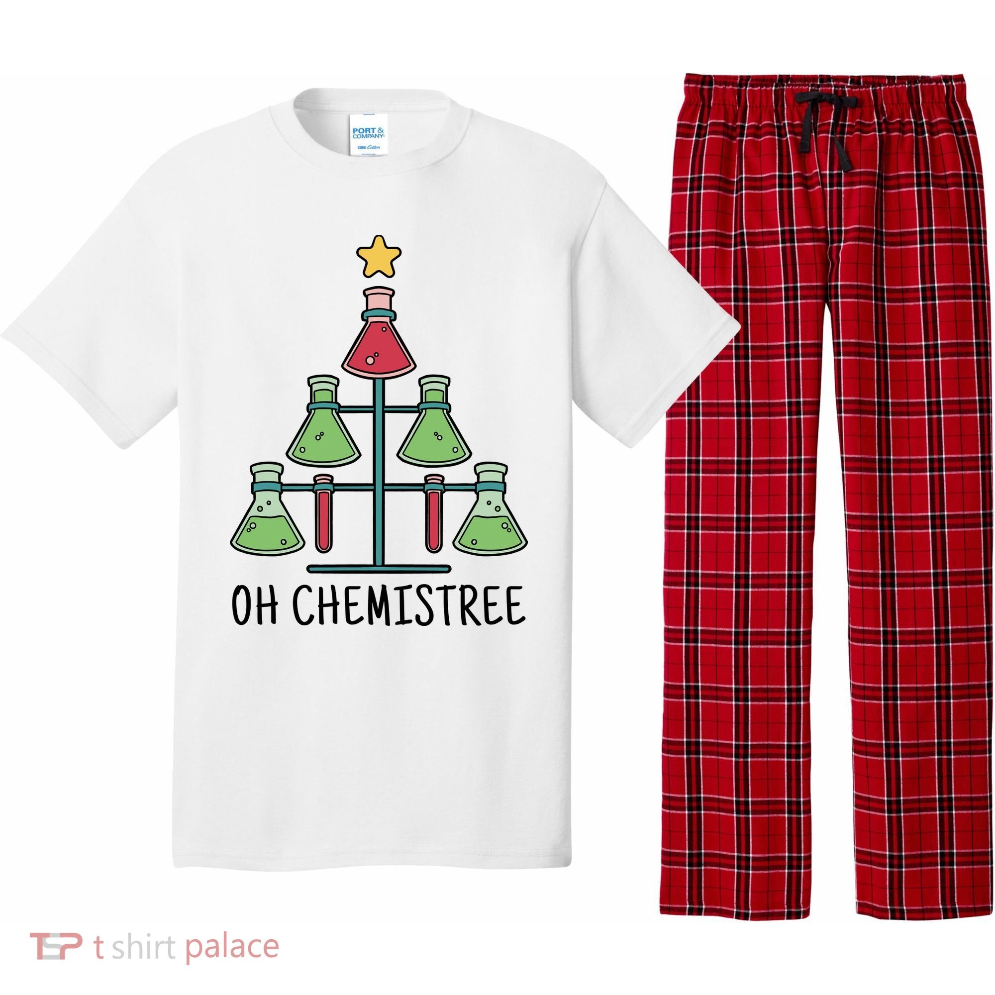 Oh Chemistree Chemistry Christmas Gift Pajama Set
