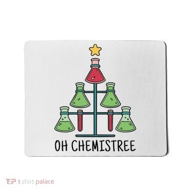 Oh Chemistree Chemistry Christmas Gift Mousepad