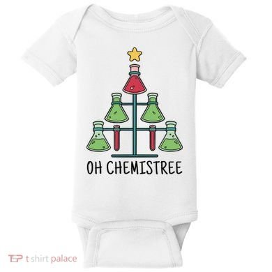 Oh Chemistree Chemistry Christmas Gift Baby Bodysuit