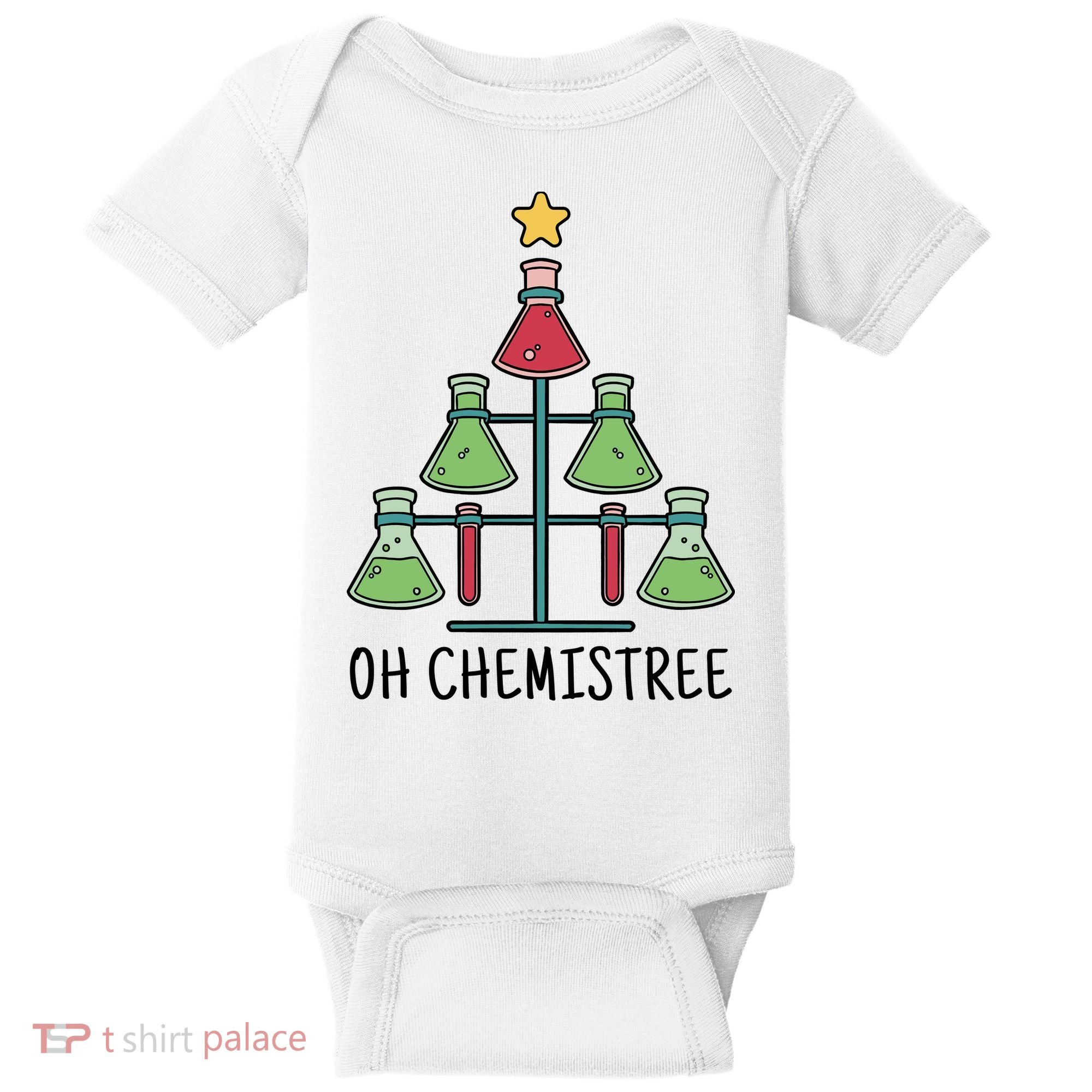 Oh Chemistree Chemistry Christmas Gift Baby Bodysuit