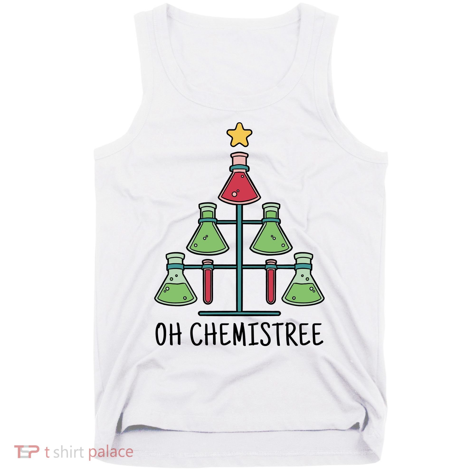 Oh Chemistree Chemistry Christmas Gift Tank Top