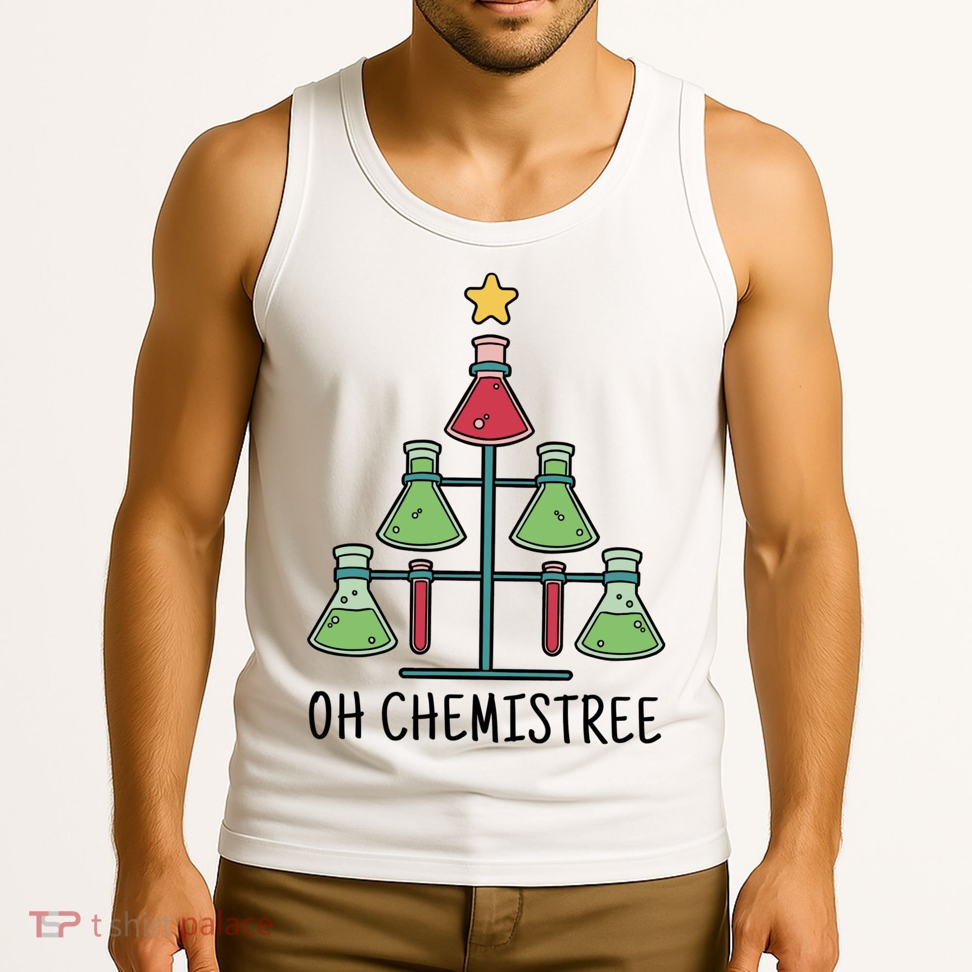 Oh Chemistree Chemistry Christmas Gift Tank Top