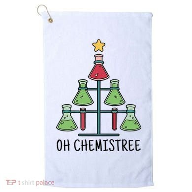 Oh Chemistree Chemistry Christmas Gift Golf Towel