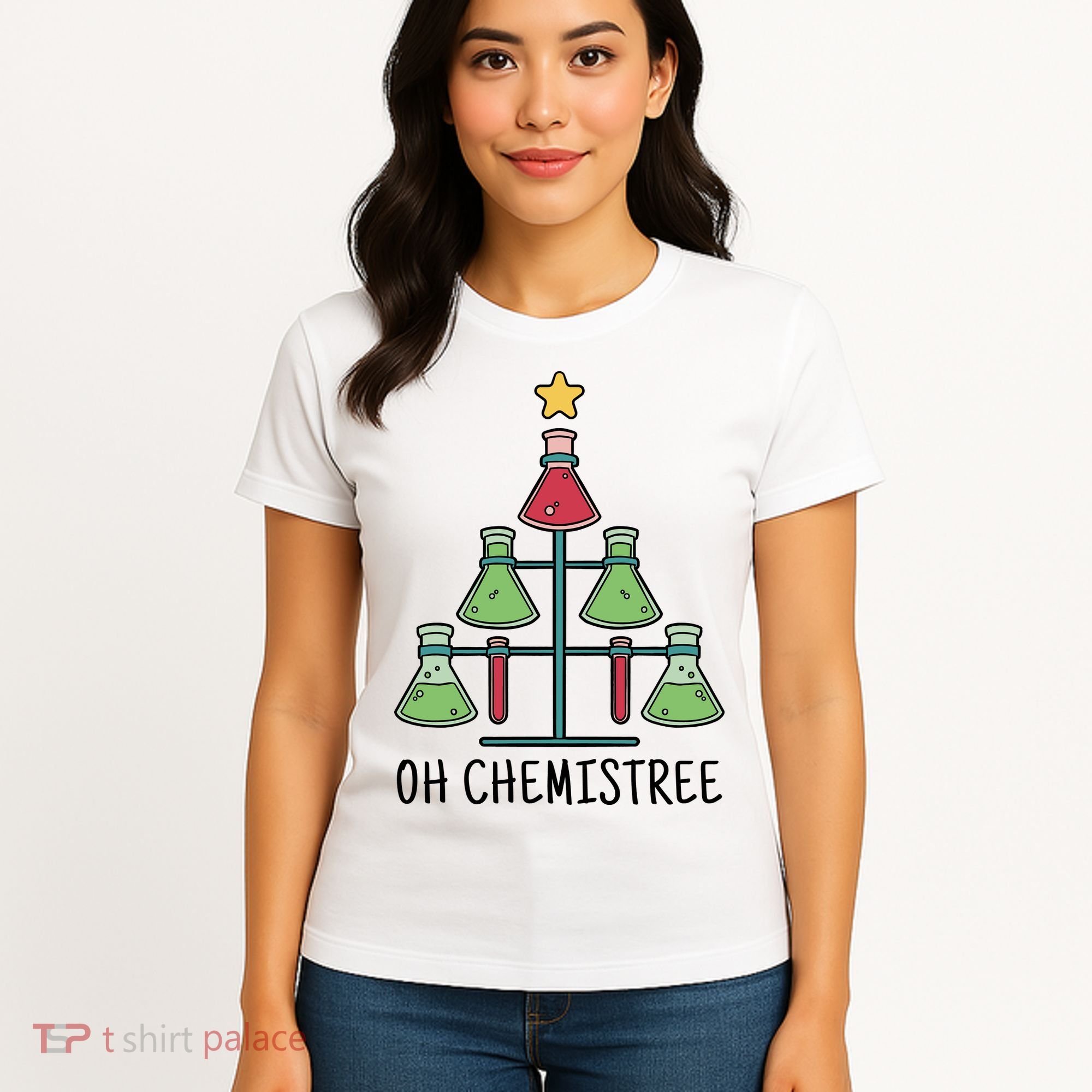 Oh Chemistree Chemistry Christmas Gift Women's T-Shirt