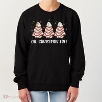 Oh Christmas Cakes Tree Funny Christmas Snack Cake  Women's Sweatshirt thumb 0