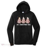 Oh Christmas Cakes Tree Funny Christmas Snack Cake  Women's Hoodie thumb 0