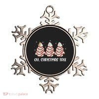 Oh Christmas Cakes Tree Funny Christmas Snack Cake  Ornament thumb 0