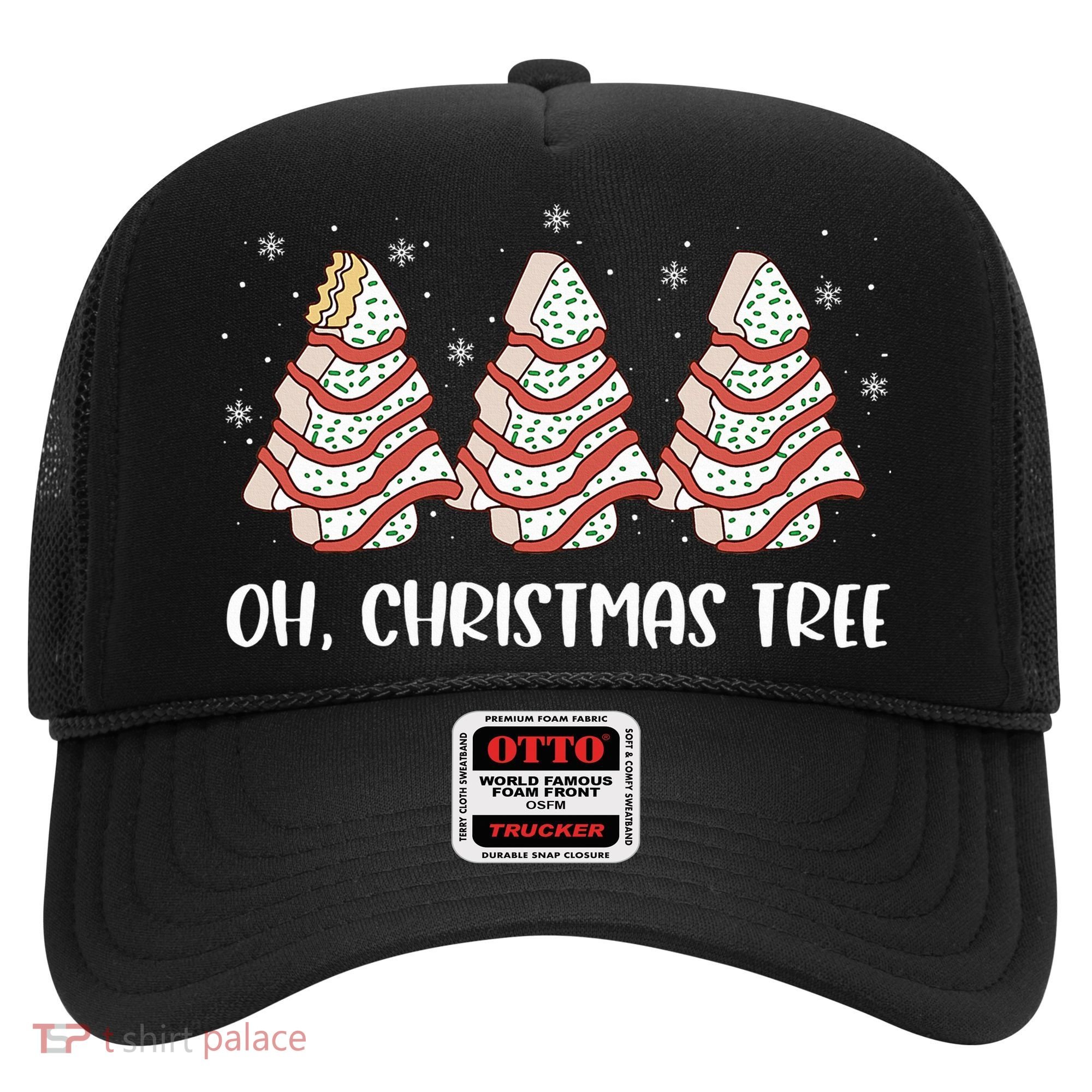 Oh Christmas Cakes Tree Funny Christmas Snack Cake  Hat