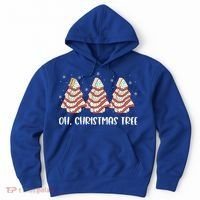 Oh Christmas Cakes Tree Funny Christmas Snack Cake  Hoodie thumb 0