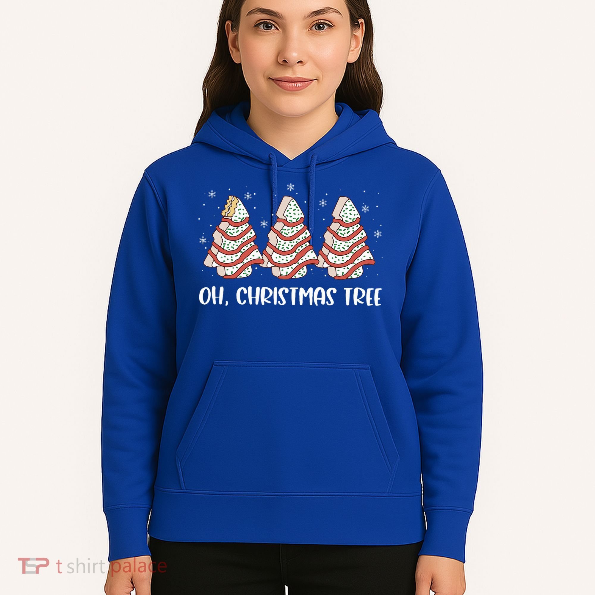 Oh Christmas Cakes Tree Funny Christmas Snack Cake  Hoodie