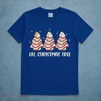 Oh Christmas Cakes Tree Funny Christmas Snack Cake  T-Shirt thumb 5
