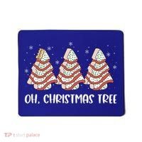Oh Christmas Cakes Tree Funny Christmas Snack Cake  Mousepad thumb 0
