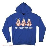 Oh Christmas Cakes Tree Funny Christmas Snack Cake  Tall Hoodie thumb 0