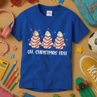 Oh Christmas Cakes Tree Funny Christmas Snack Cake  Kids T-Shirt thumb 3