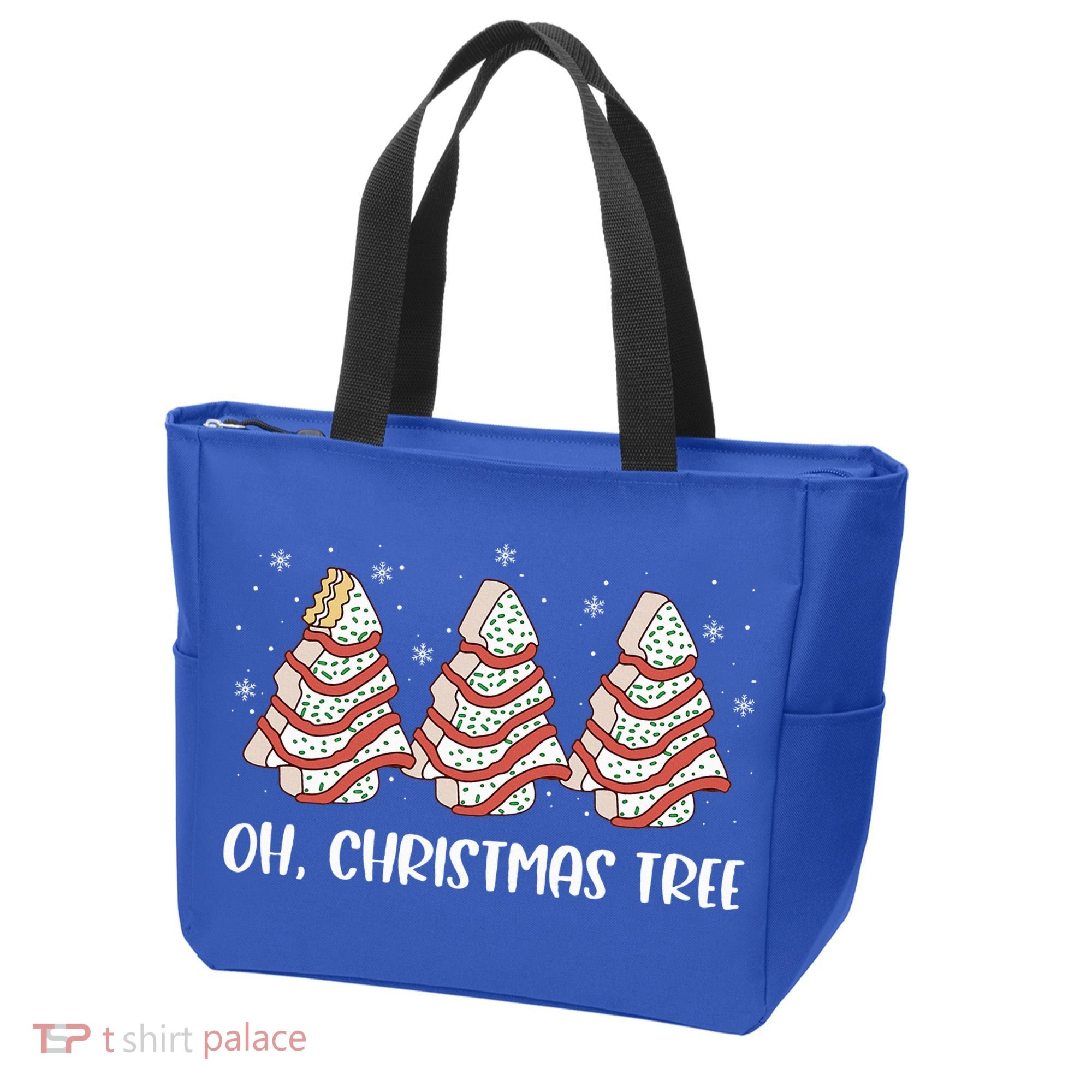 Oh Christmas Cakes Tree Funny Christmas Snack Cake  Tote Bag
