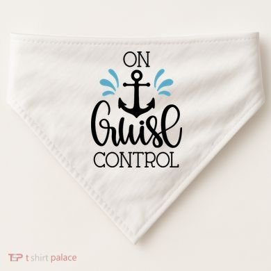 On Cruise Control Vacation USA-Made Doggie Bandana
