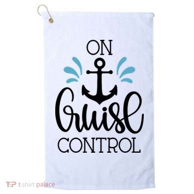 On Cruise Control Vacation Golf Towel