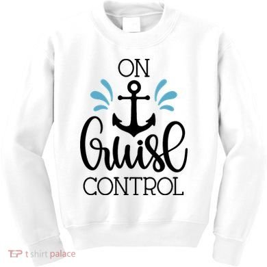 On Cruise Control Vacation Kids Sweatshirt