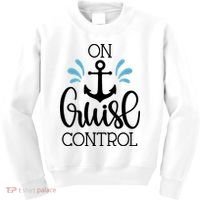 On Cruise Control Vacation Kids Sweatshirt thumb 0