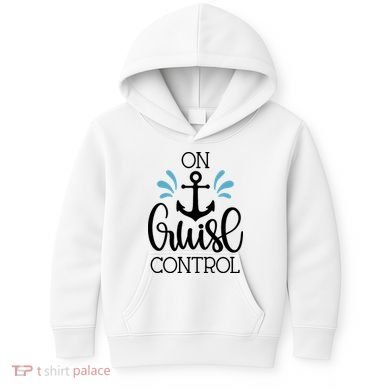 On Cruise Control Vacation Kids Hoodie