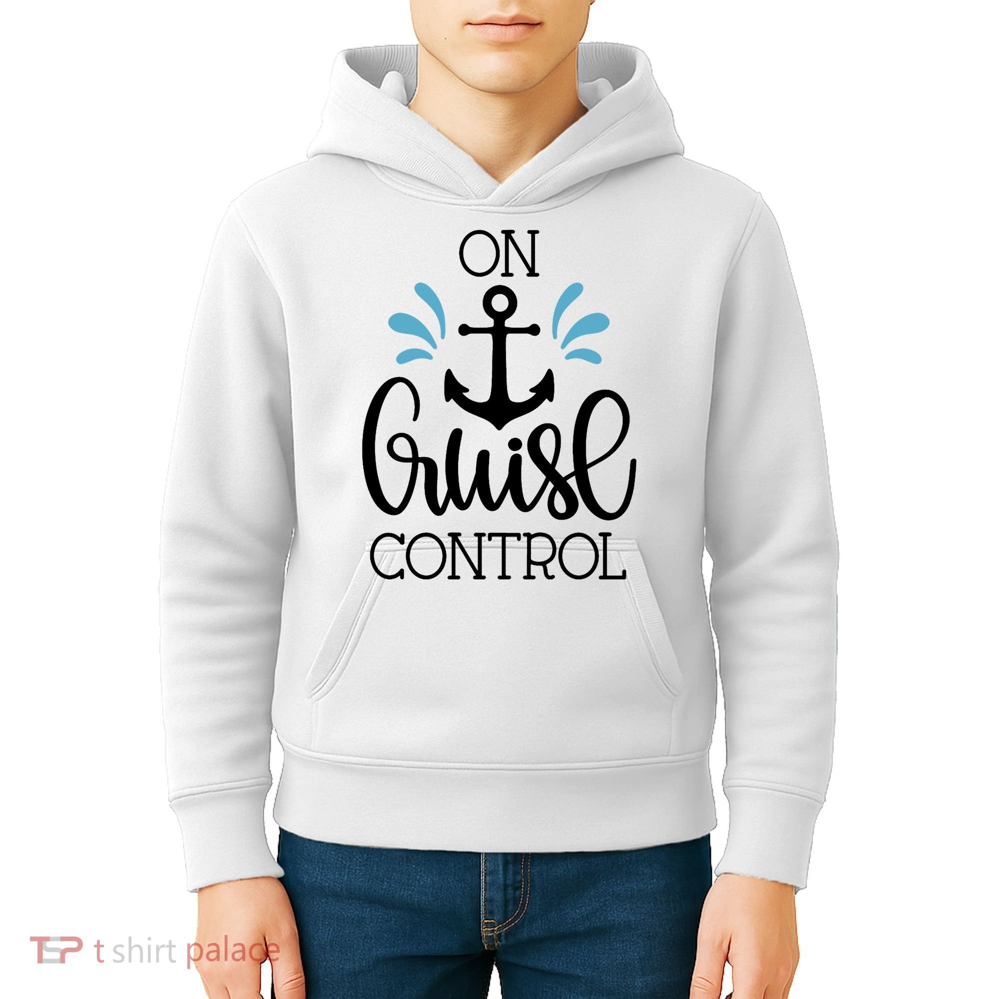 On Cruise Control Vacation Kids Hoodie