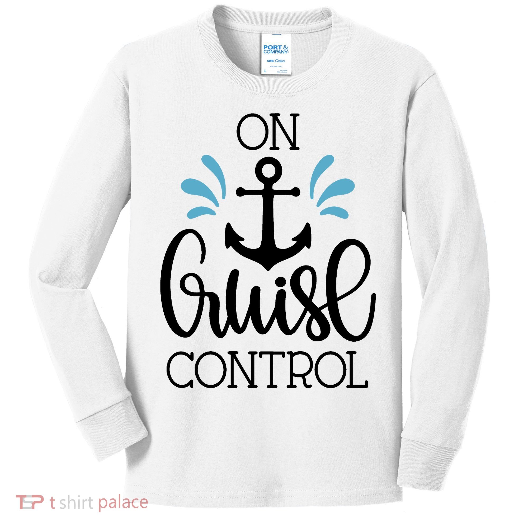 On Cruise Control Vacation Kids Long Sleeve Shirt