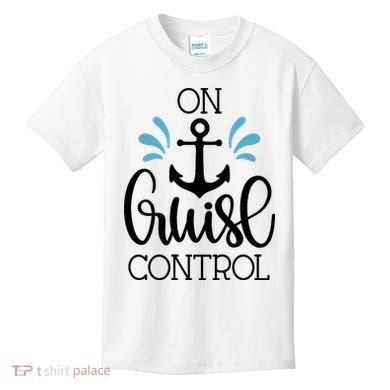 On Cruise Control Vacation Kids T-Shirt