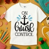 On Cruise Control Vacation Kids T-Shirt thumb 3