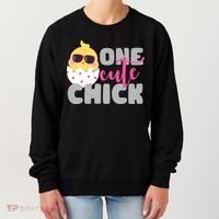 One Cute Chick Funny Women's Sweatshirt thumb 0
