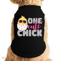 One Cute Chick Funny Doggie Tank thumb 0