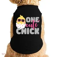 One Cute Chick Funny Doggie Tank thumb 0