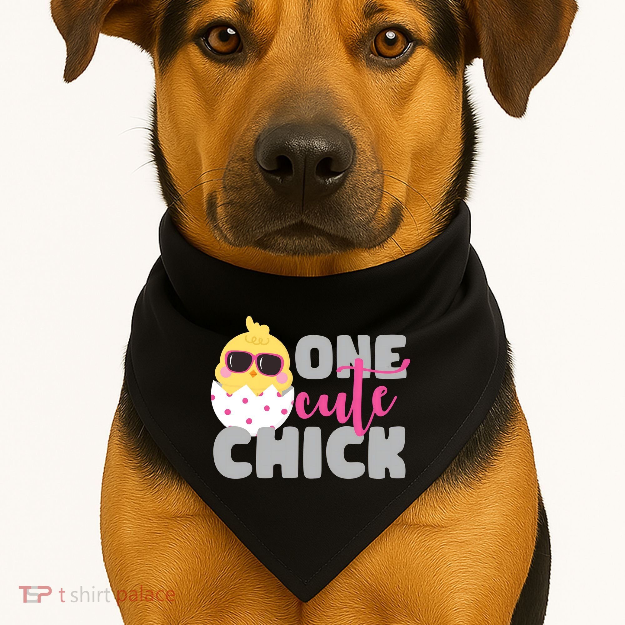 One Cute Chick Funny USA-Made Doggie Bandana