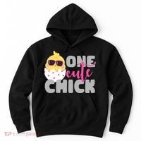 One Cute Chick Funny Hoodie thumb 0