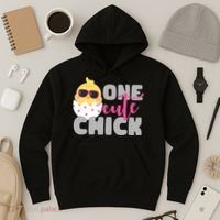 One Cute Chick Funny Hoodie thumb 3