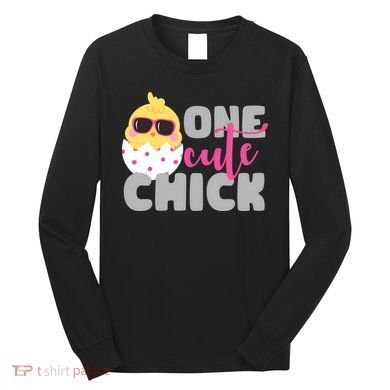 One Cute Chick Funny Long Sleeve Shirt