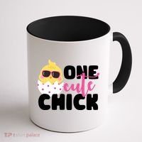 One Cute Chick Funny Coffee Mug thumb 1