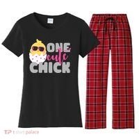 One Cute Chick Funny Women's Flannel Pajama Set thumb 0