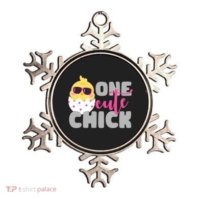 One Cute Chick Funny Ornament