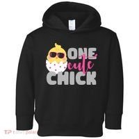 One Cute Chick Funny Toddler Hoodie thumb 0