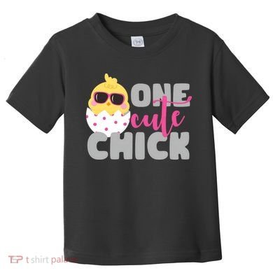 One Cute Chick Funny Toddler T-Shirt