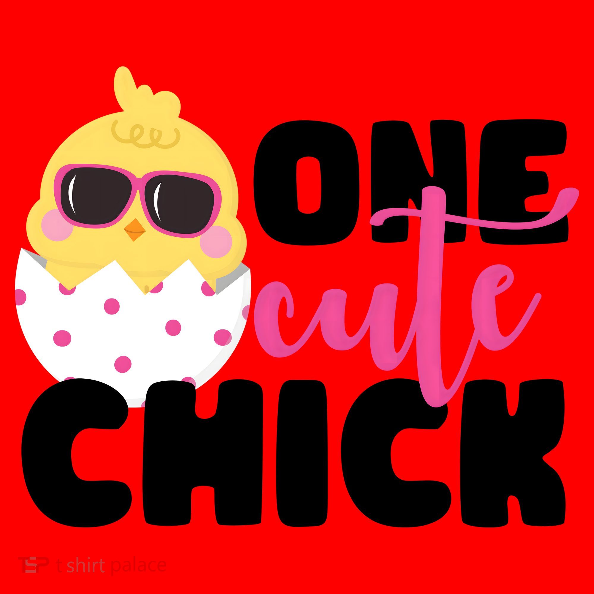 One Cute Chick Funny Santa Hat