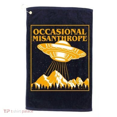 Occasional Misanthrope UFO Golf Towel