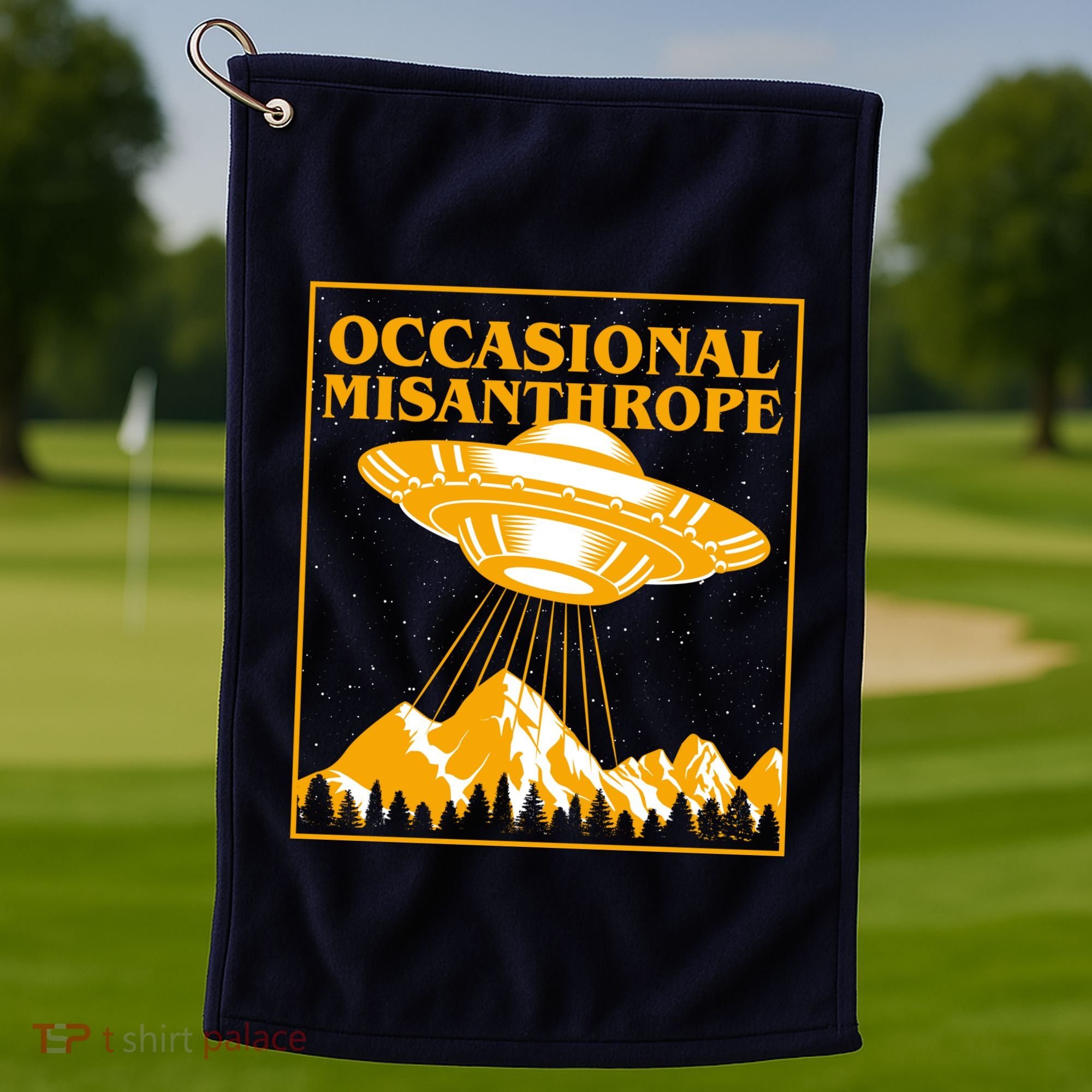 Occasional Misanthrope UFO Golf Towel