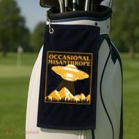 Occasional Misanthrope UFO Golf Towel thumb 2