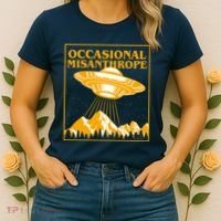 Occasional Misanthrope UFO Women's T-Shirt thumb 2