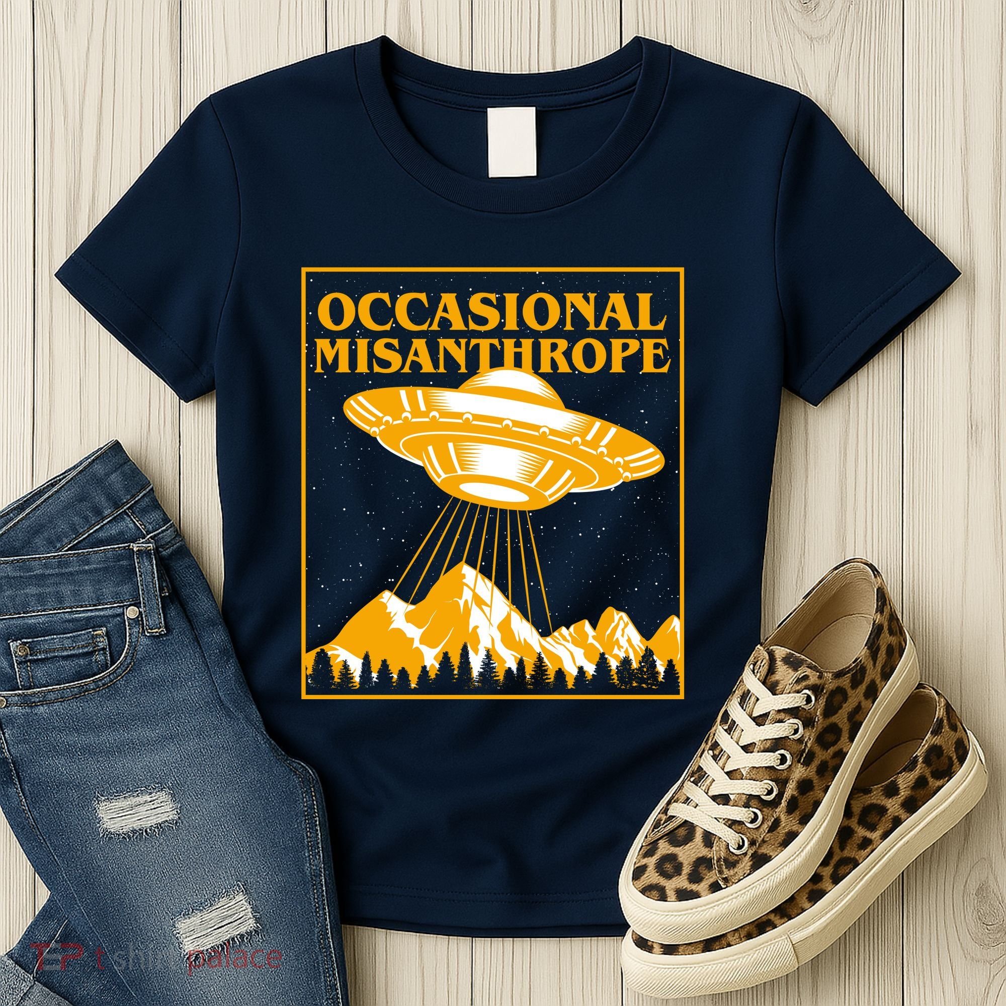 Occasional Misanthrope UFO Women's T-Shirt