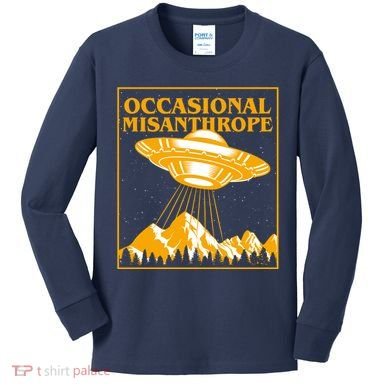 Occasional Misanthrope UFO Kids Long Sleeve Shirt